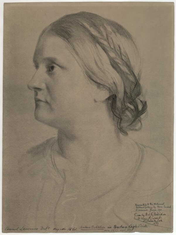 Sketch of Barbara Leigh Smith Bodichon