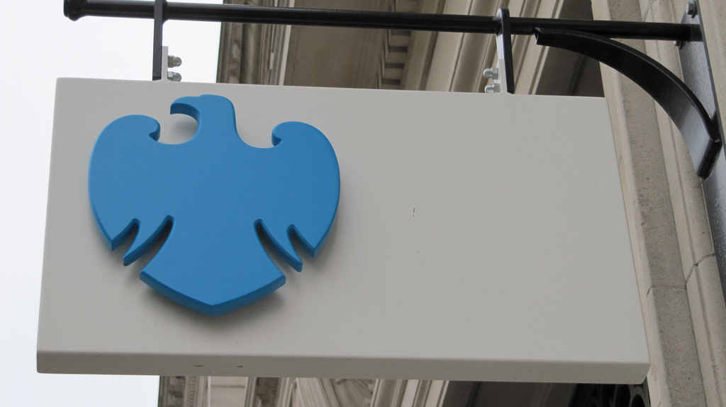 Colour photograph of Barclays Bank Logo by Howard Lake