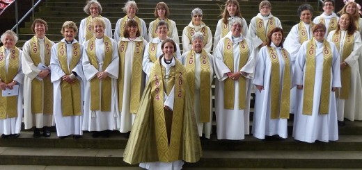 Colour photo of female priests