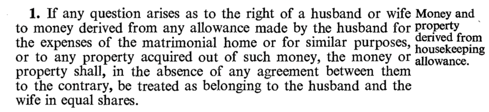 Image of section 1 of the Married Women's Property Act 1964